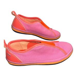 Camper Pursuit Kids Vintage Sport-Inspired Sneakers Pink & Orange Size 12.5